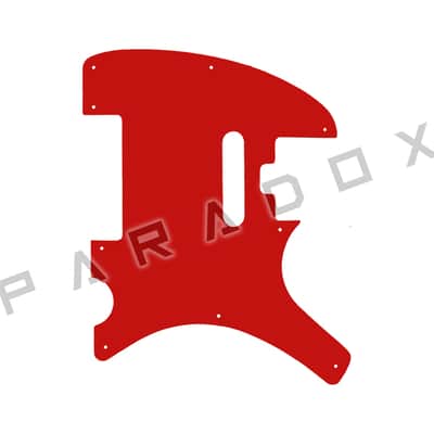 Custom Pickguard For 2005 - 2009 Made in America Parker Southern NiteFly - Red/White/Red .090" image 1