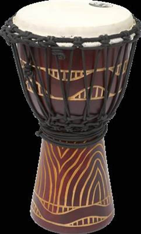 DA50-8T Djembé 10'' rouge sculpté image 1
