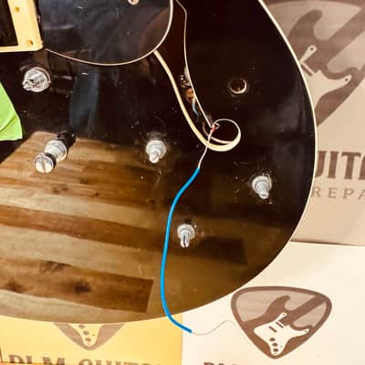 Oscar Schmidt OE30-B Delta King Semi-Hollow 2010s - Black image 3