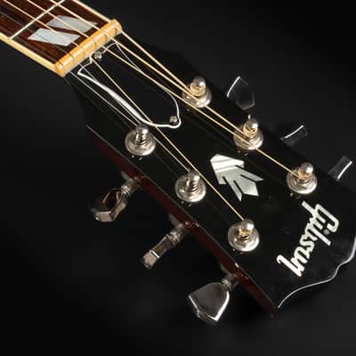 2015 Gibson Custom Shop J-185 Red Spruce - Sunset Burst | USA Mini Jumbo Limited Edition 1 / 75 "AA" Adirondack Spruce Top L.R. Baggs Pickup | CoA OHSC image 9