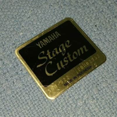 Vintage Yamaha Stage Custom Badge From SBD-22 Drum Set RARE image 2