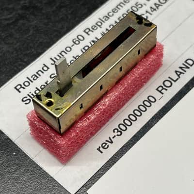 ORIGINAL Roland Juno-60 Replacement HPF Slider Switch (13159505) for Juno-60 image 3