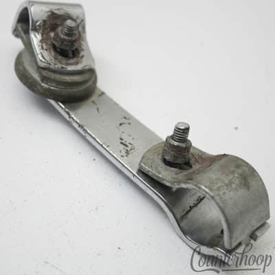 Pearl Bass Drum Rail Tom Mount Variable Slider+L/Clip-Arm Tilter Chrome Japan60s image 1