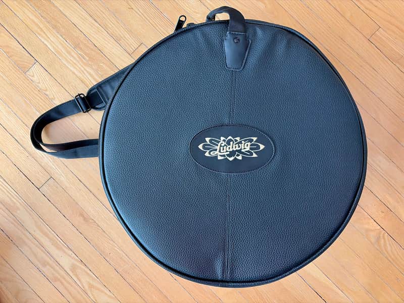 Ludwig Ludwig Limited Edition Snare Bag - Black Leather image 1