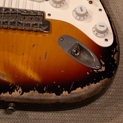 Xotic XSC-1 3 Tone Burst Electric Guitar - Super Heavy Aging - NAMM 2026 image 5