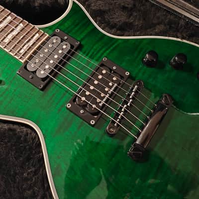 ESP LTD EC-1000 Deluxe See Thru Green 2020 image 4