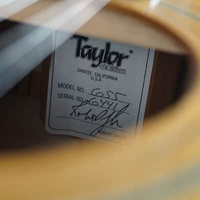 Taylor 655 12-String Acoustic Guitar 1988 image 7