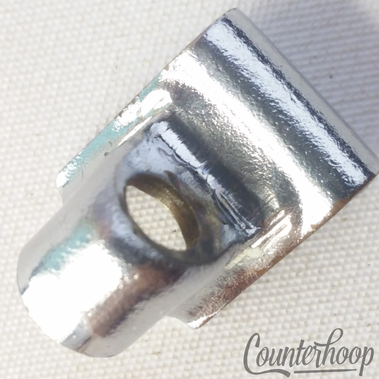Leedy/Slingerland Tension T-Rod Clip Chrome Single-Flange Rim Tom/Snare Drum 50s — main photograph