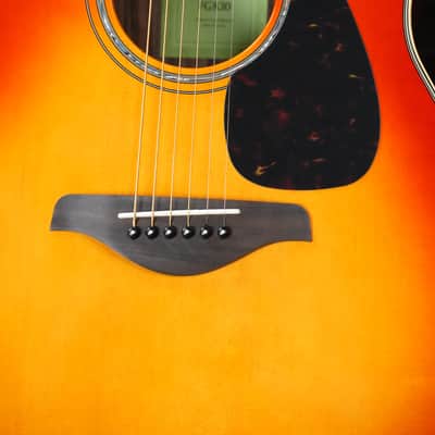 Yamaha FG830 AB Spruce/Laminate Rosewood Autumn Burst Dreadnought Acoustic Guitar #0757 image 3