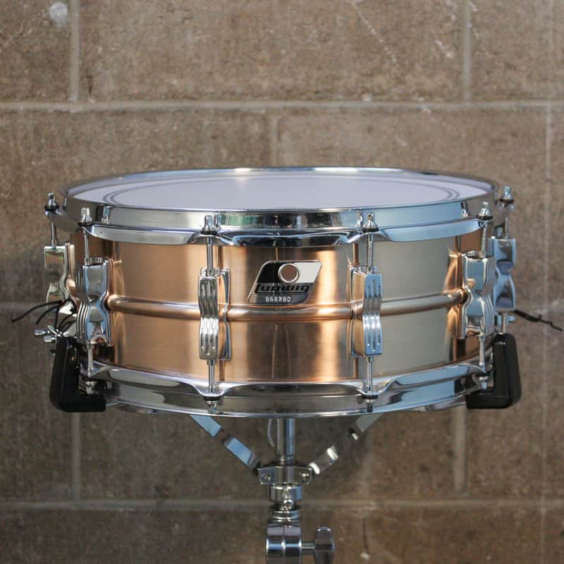 Ludwig 5x14" LM305 Rocker Bronze Snare Drum image 1
