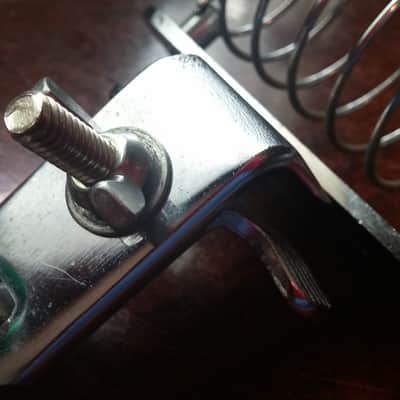 VINTAGE Pearl Hoshino Bass Drum Hoop Mount Stick Holder MIJ MADE IN JAPAN 60s Chrome VERY NICE !!! image 3
