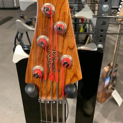 Kinal MK-5 Fretless Left Handed Bass 2000s Natural Cocobolo image 12