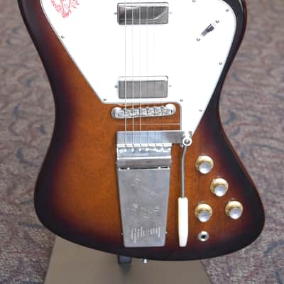 Gibson Custom Shop 1965 Non-Reverse Firebird V w/ Maestro Vibrola Vintage Sunburst image 11