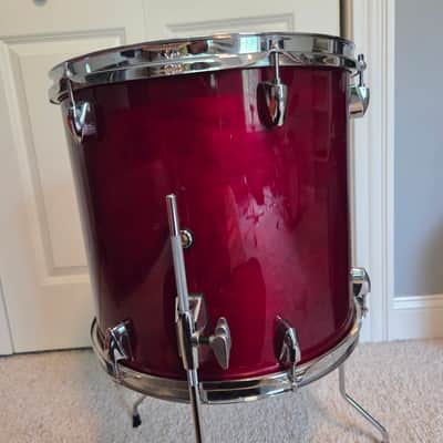 Yamaha Stage Custom Birch 14x13 floor tom SBF1413 - Cranberry red image 4