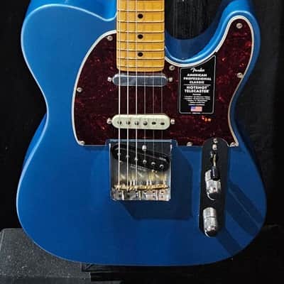 Fender American Professional Classic Hotshot Telecaster Electric Guitar - Faded Lake Placid Blue 2025 image 1