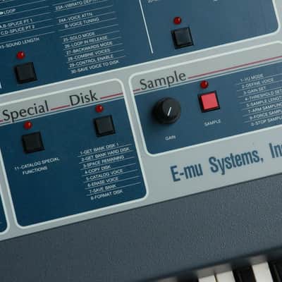 E-MU Systems Emulator II+ HD 61-Key 8-Voice Sampler Workstation (Rep Sample w/ Flight Case) - Fully Serviced image 6