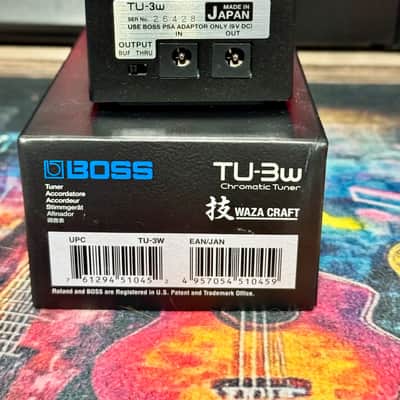 Boss TU-3W Chromatic Tuner Waza Craft 2016 - Present - Black image 4
