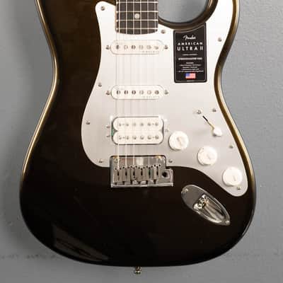 Fender American Ultra II Stratocaster HSS - Texas Tea image 2
