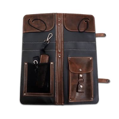 Ahead Handmade Leather Stick Bag in Brown image 2