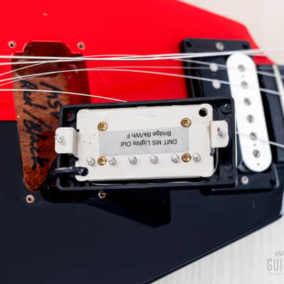2015 Dean Custom Shop USA Michael Schenker Red Black Flying V, Signed 1 of 50 w/ Case, CoA, Tags image 17