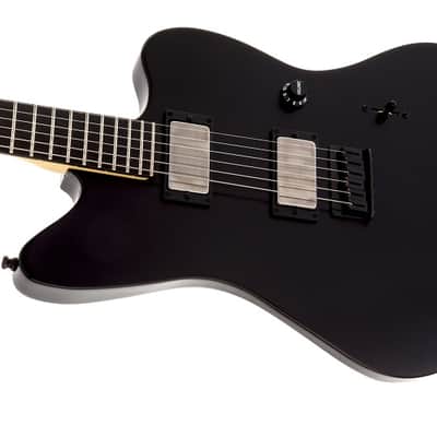 Fender Jim Root Jazzmaster Electric Guitar Ebony FB, Flat Black image 6
