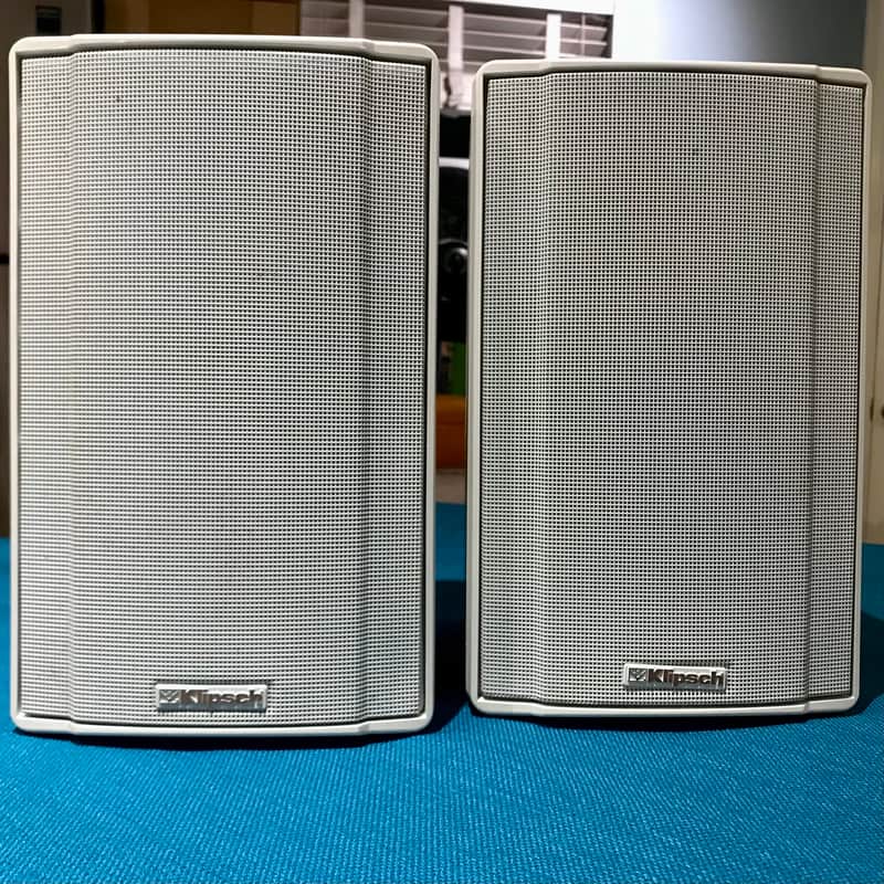 Pair of Klipsch KSB 1.1 Bookshelf Speakers - White image 1