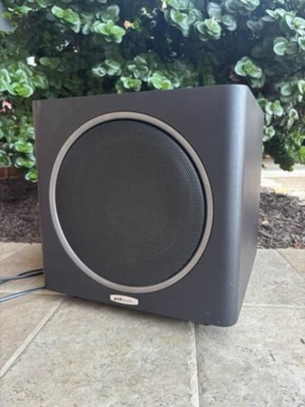 Immagine ⭐️Polk Audio PSW110 10-Inch 100W Powered Subwoofer⭐️Tested Working⭐️Nice Cond.⭐️ - 1