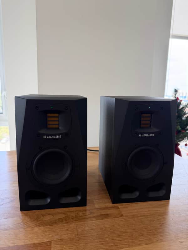 ADAM Audio A4V 4" Active Studio Monitors (Pair) 2022 - Present - Black image 1