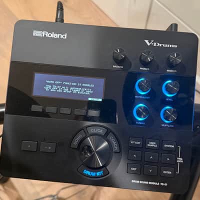 Roland TD27 V-Drum Kit with Mesh Pads & Stand (will ship) 2020 - Present - Black image 2