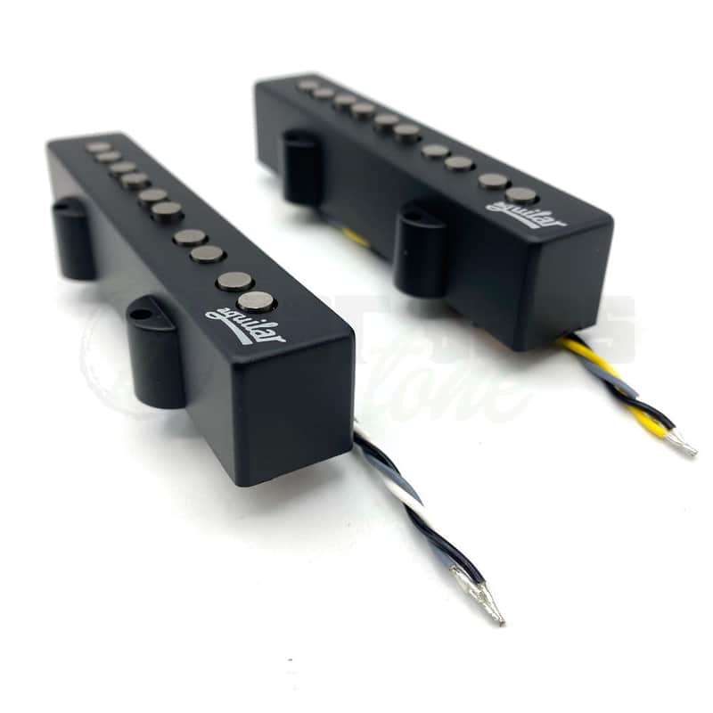 Aguilar AG 5J-HC/CL 5 String Hum Cancelling Jazz Bass® Pickup Set - (Bridge 3.73" & Neck 3.73") image 1