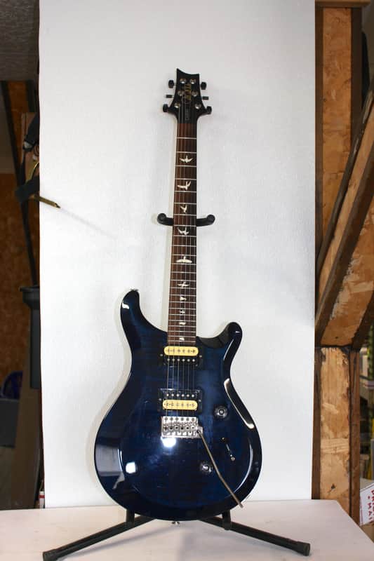 2020 Paul Reed Smith S2 Custom 24 Blue With Hard Shell Case image 1
