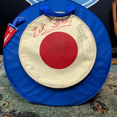 Zak Starkey's The WHO Zildjian Custom "RAF Target" Logo 22" Cymbal from Super Bowl 2010 Halftime Show. Signed by The WHO!! image 8