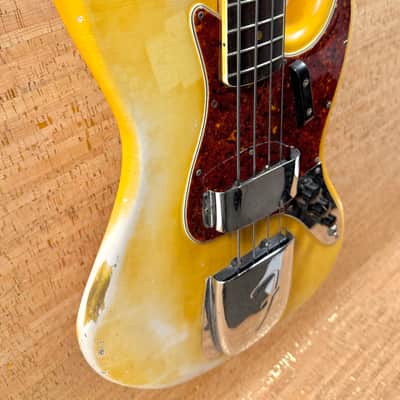 Fender Jazz Bass 1966 - Olympic White with Matching Headstock image 17