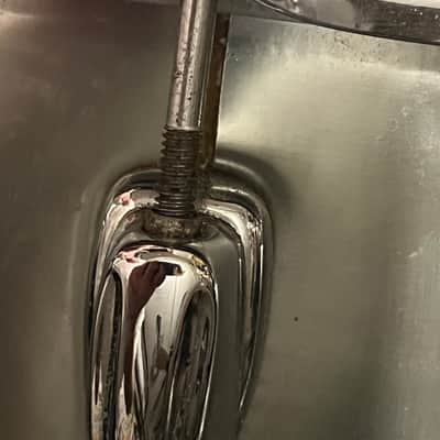 Slingerland  Magnum snare drum  1970-80 - Pewter image 7