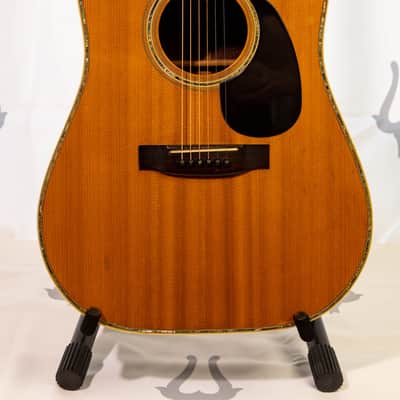 Yamaki F-185 1970s Solid Wood Dreadnaught Folk image 2