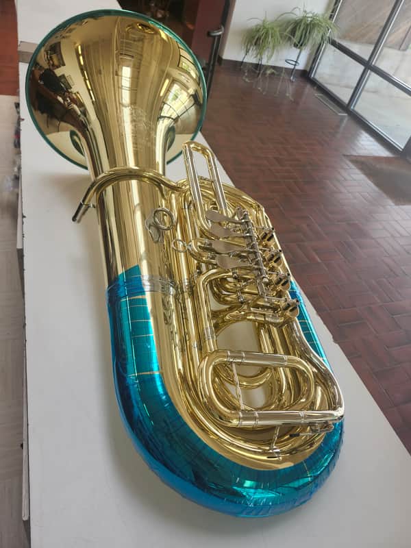 Mint Open Box Sierman "Tanker" 1030 Model BBb Tuba - Lacquered with Case and Mouthpiece image 1