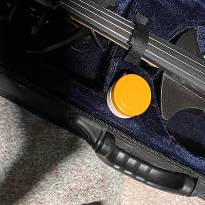 Cremona Cremona SV-180BKE Premier Student Electric Violin Outfit 4/4 Metallic Black image 1