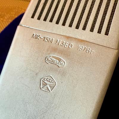 Oktava MK-13 M Microphone 1978 - Nickel original vintage Russia image 4