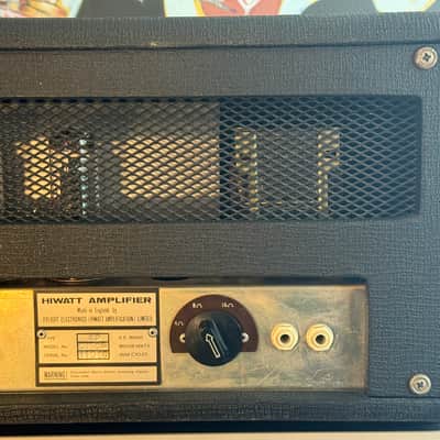 Vintage 1977 Hiwatt DR504 Custom 50 Tube Amp Head (Hylight Era) image 5