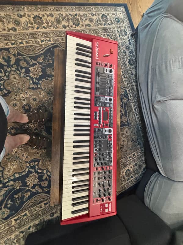 Nord Stage 3 HP76 Hammer Action Portable 76-Key Digital Piano 2017 - Present - Red image 1