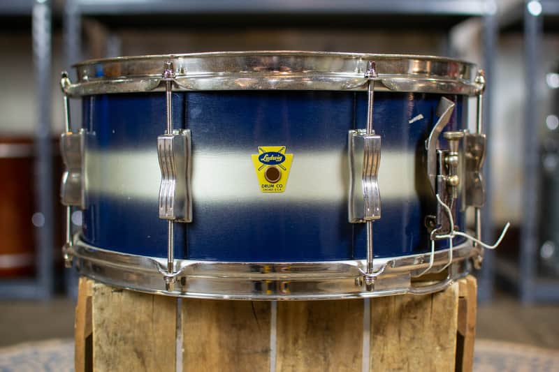 Ludwig No. 470 Auditorium Model 6.5x14" 8-Lug Snare Drum 1958 - 1960 image 1