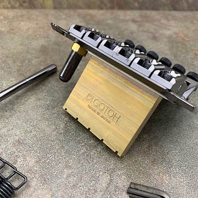 Gotoh Floyd Rose Locking Tremolo Set, Cosmo Black – GE1996T + Free 33mm OEM Block - PGE1996TCK/TB33 image 3