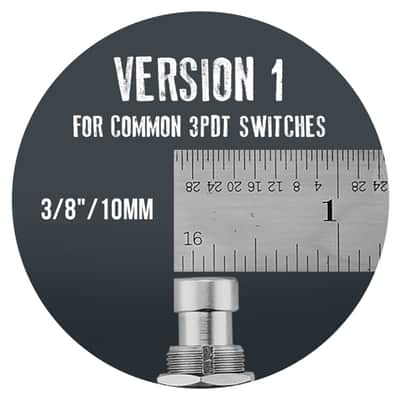 Barefoot Buttons V1 Standard Replacement Footswitch Button - Silver image 3