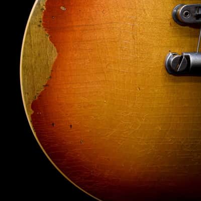 Dax&Co. Heavy Aged USA Gibson Les Paul 60's Sunburst Relic W/ Case image 10