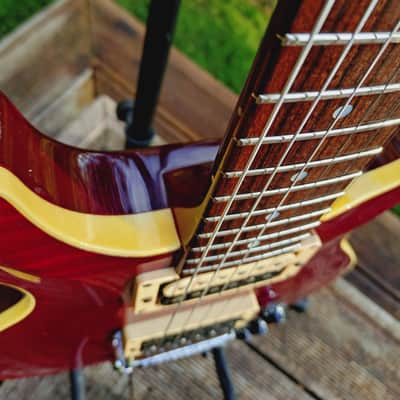 Hamer Sunburst 1992 - Flame Maple Top – Cherry Wine Burst image 9