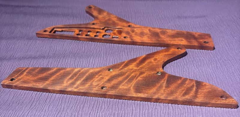 Moog Sub Phatty & Little Phatty or Stage2 Replacement side panels. Organic oil finish followed by a coating of beeswax. image 1