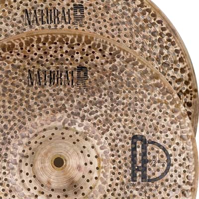 Agean Cymbals 13" Natural R Low Noise (Low Volume) Hi-hat image 2