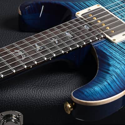 PRS Custom 24 Wood Library Y2 SA Back ZI/FB Cobalt Blue image 5