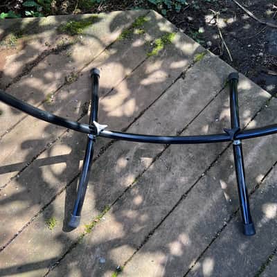 Paiste 28" Gong Stand (Vintage 1977) Symphonic Tam Tam Stand 1977 - Black image 9