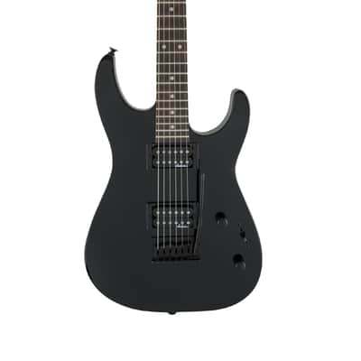 Used Jackson JS Series Dinky JS11 - Gloss Black w/Amaranth FB image 3